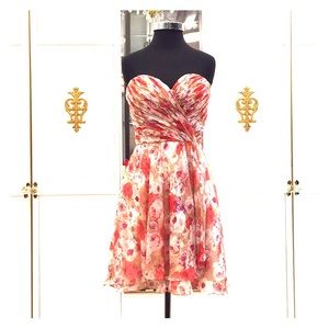 Flouncy, Floral Allure Bridals Dress